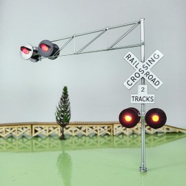 1 x O scale model cantilever grade crossing signal with gate arm barrier #C48